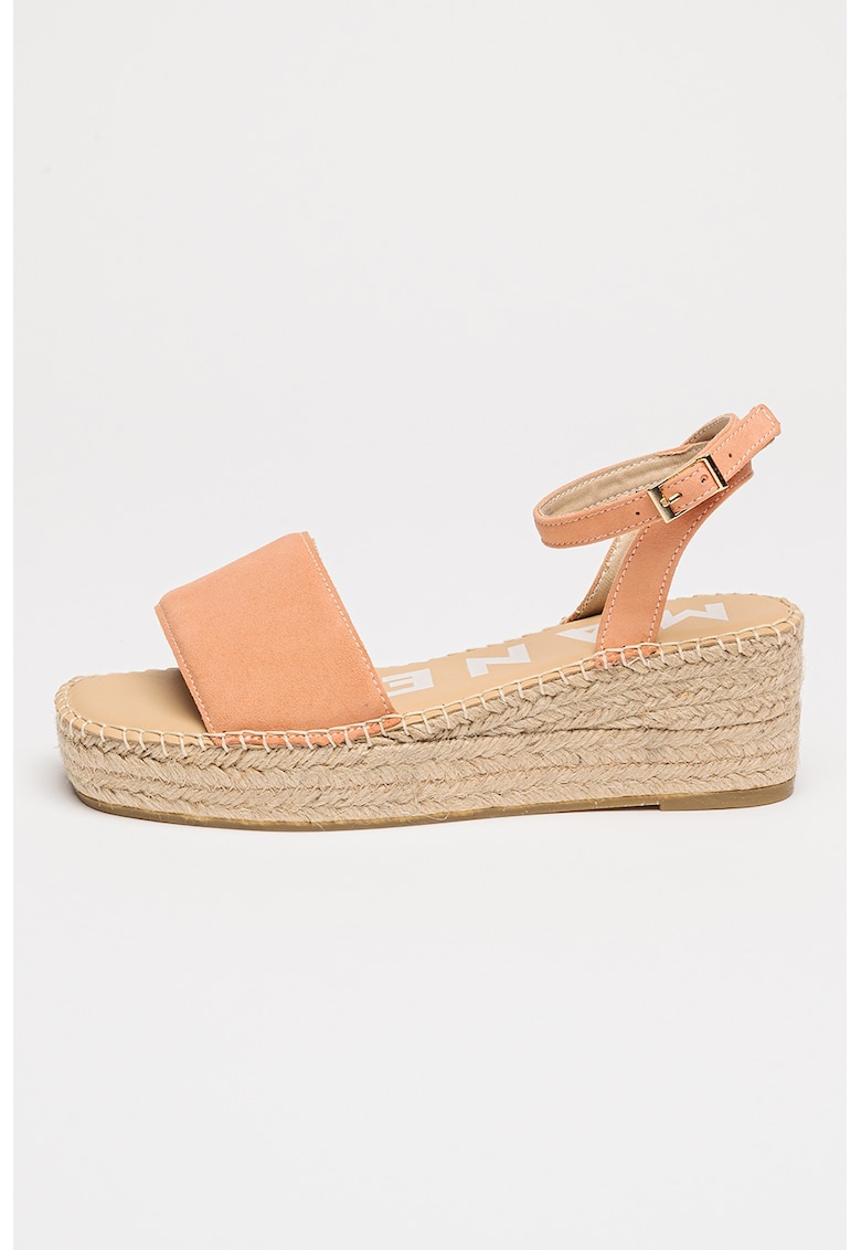 Sandale-espadrile din piele intoarsa Hamptons