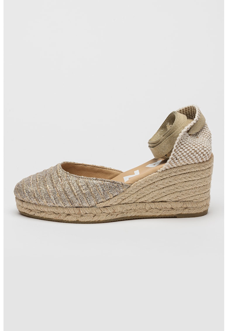 Espadrile wedge textile
