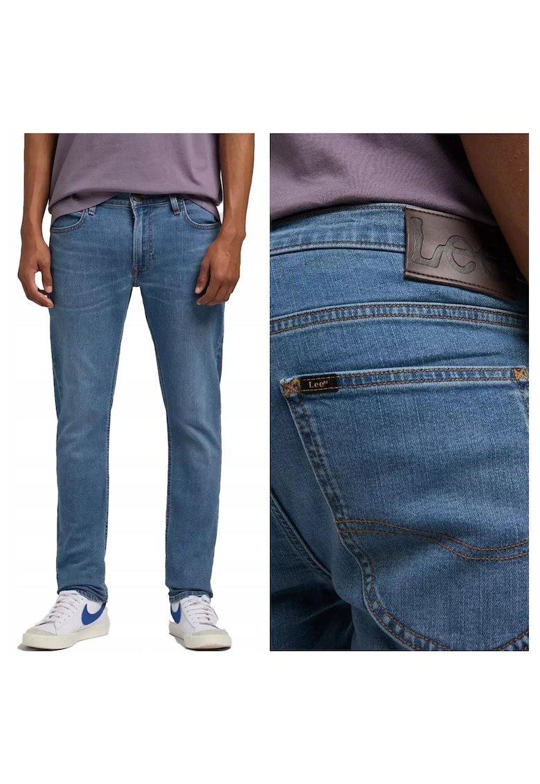 Blugi barbati -  Luke - Bumbac - Lungi - Barbati - Slim fit - W32-L34 US - Albastru