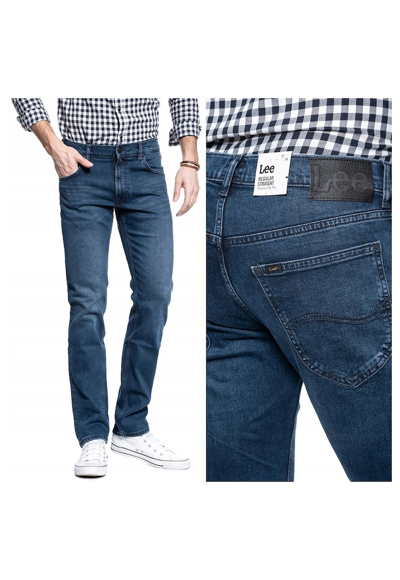 Blugi barbati -  Daren - Bumbac - Lungi - Barbati - Regular fit - W31-L32 US - Albastru