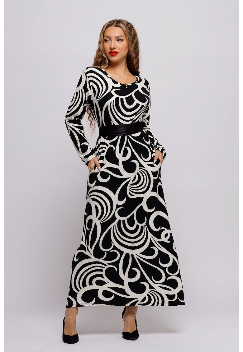 Rochie cu model si buzunare laterale