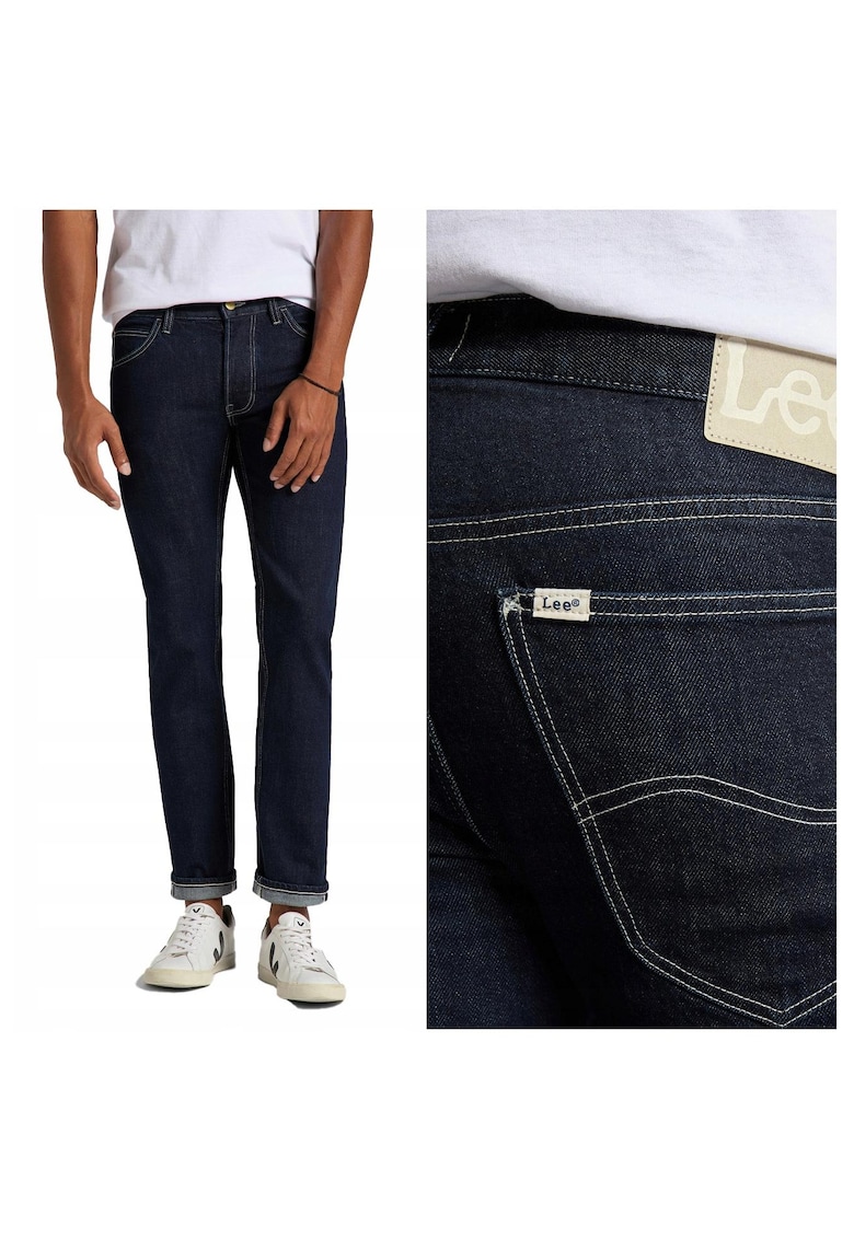 Blugi barbati -  Daren - Bumbac - Lungi - Barbati - Regular fit - W30-L30 US - Albastru