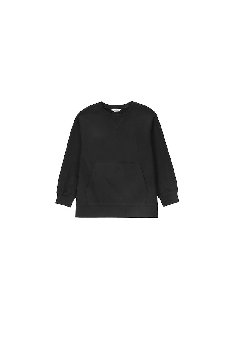 Hanorac sport fete -  Bumbac - Negru