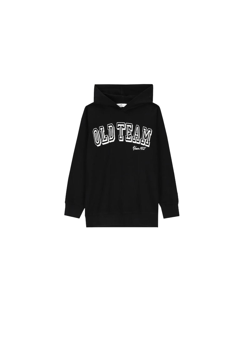 Hanorac sport baieti -  Bumbac - Negru