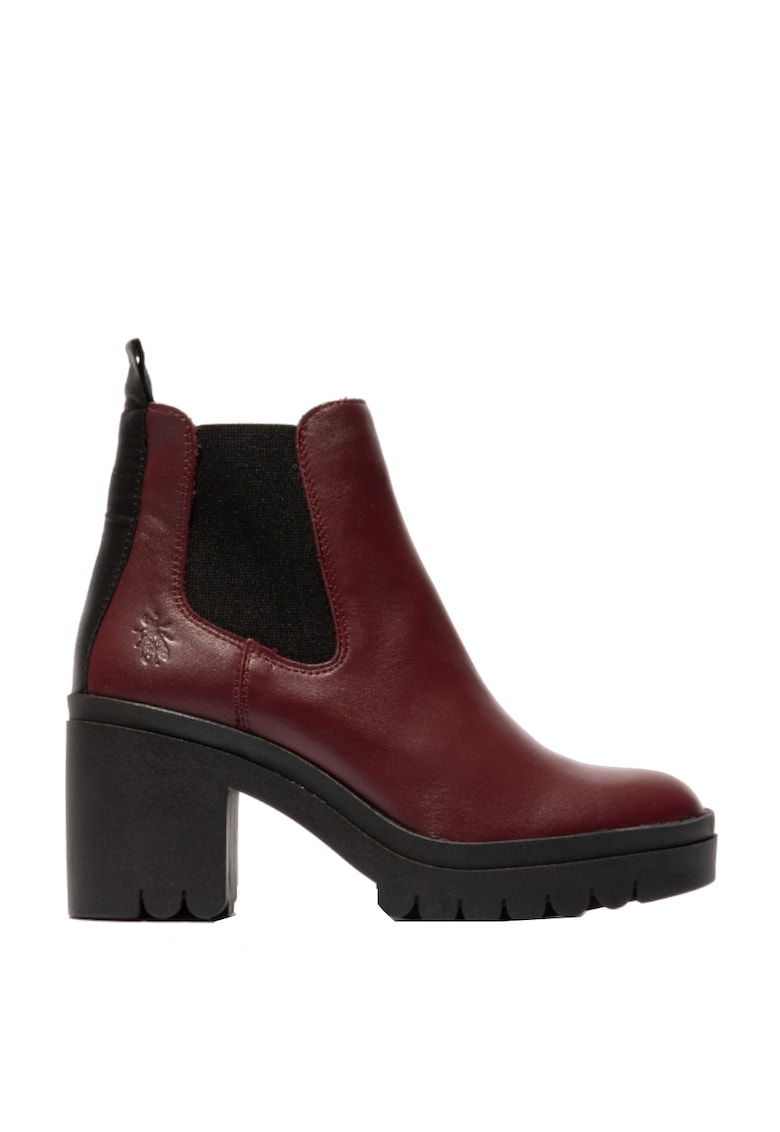 Botine dama - TOPE 520 - piele naturala - burgundy