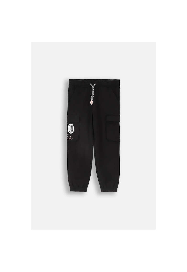 Pantaloni copii - bumbac - negru