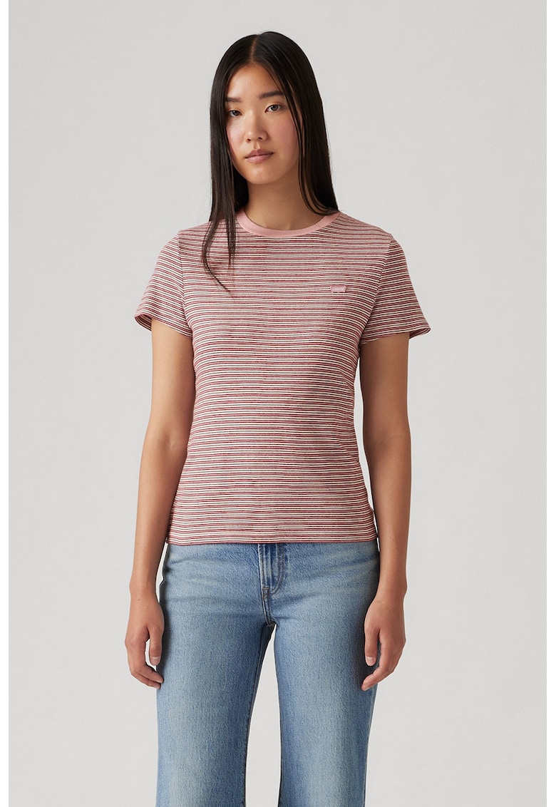 Tricou slim fit de bumbac Essential