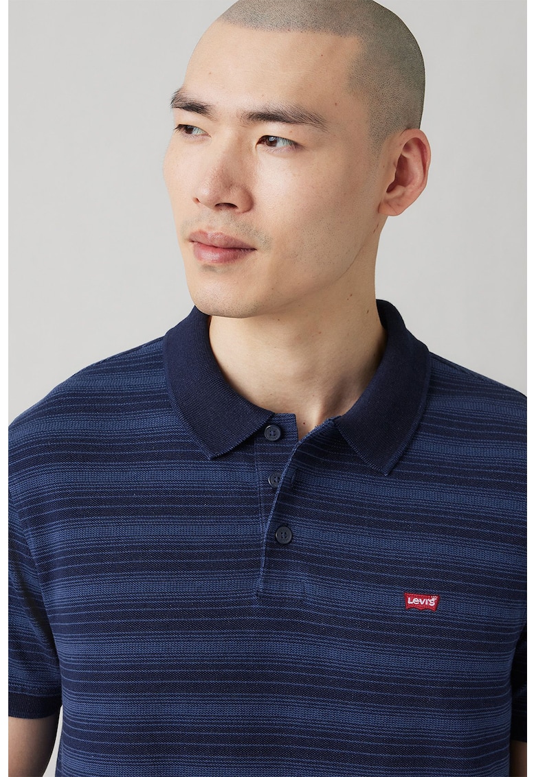 Tricou polo din bumbac pique