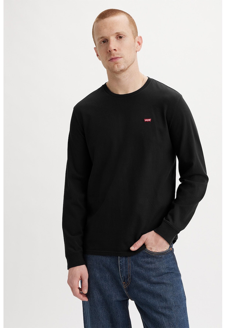 Bluza de bumbac cu logo