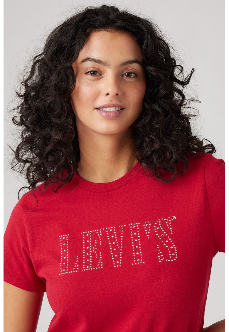 Tricou de bumbac cu dungi