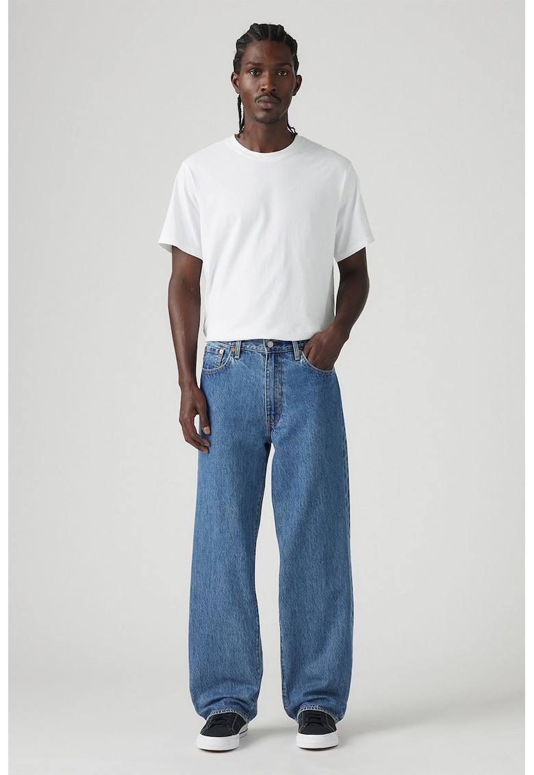 Youth Blugi relaxed fit cu 5 buzumare