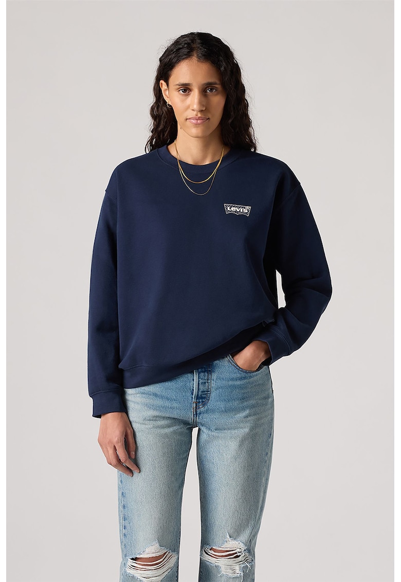 Youth Bluza de trening cu decolteu la baza gatului Everyday
