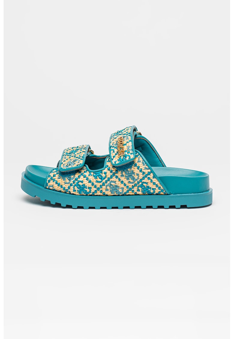 Papuci cu velcro si logo