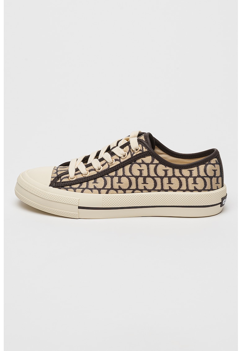 Tenisi low-cut cu logo - Maro