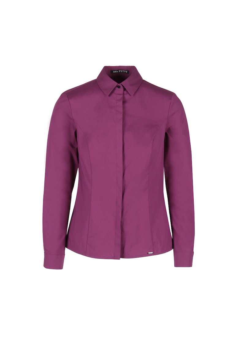 Camasa cu maneca lunga si nasturi ascunsi Camasa cu maneca lunga si nasturi ascunsi