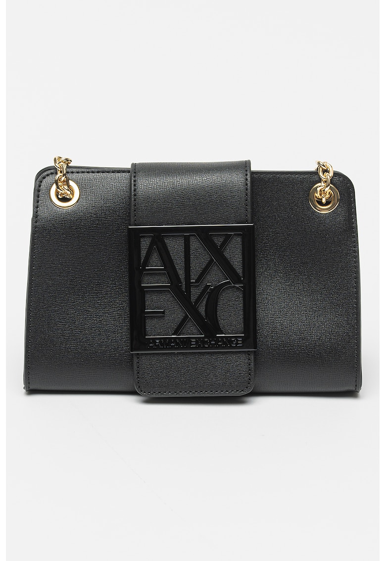 Geanta de umar cu bareta convertibila - Negru