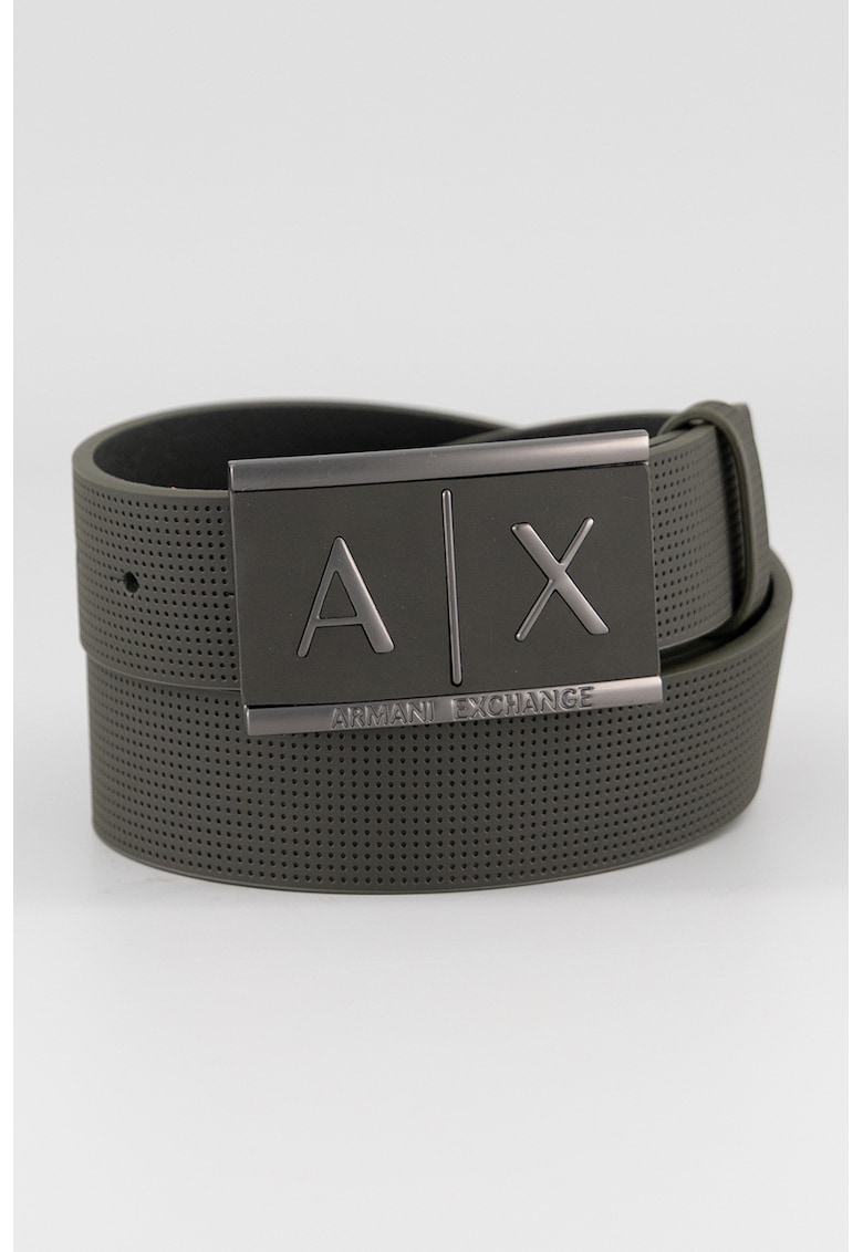 Curea din piele cu catarama cu logo