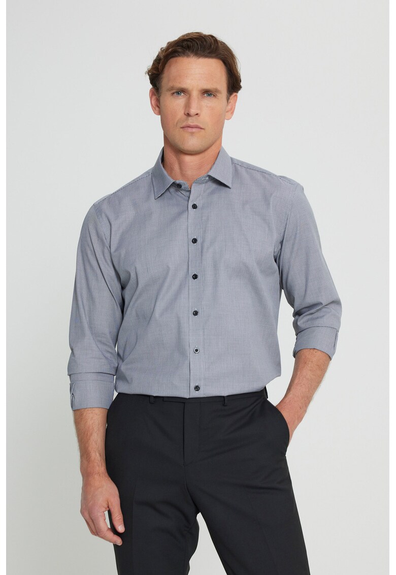 Camasa relaxed fit de bumbac