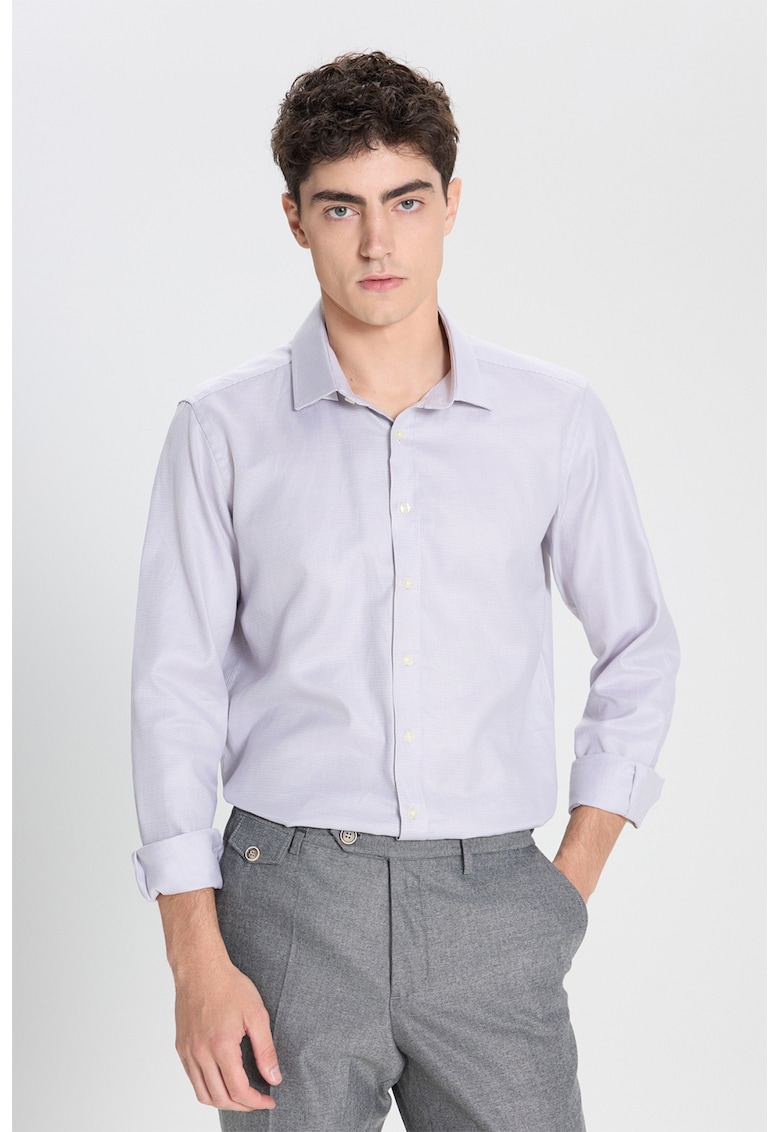 Camasa uni de bumbac