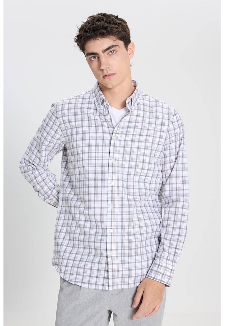 Camasa de bumbac cu model in carouri