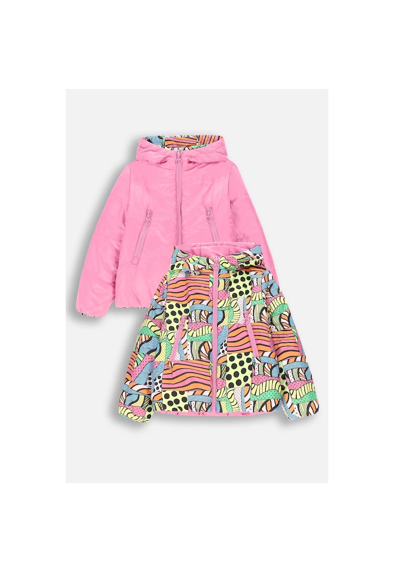 Geaca impermeabila reversibila - Multicolor