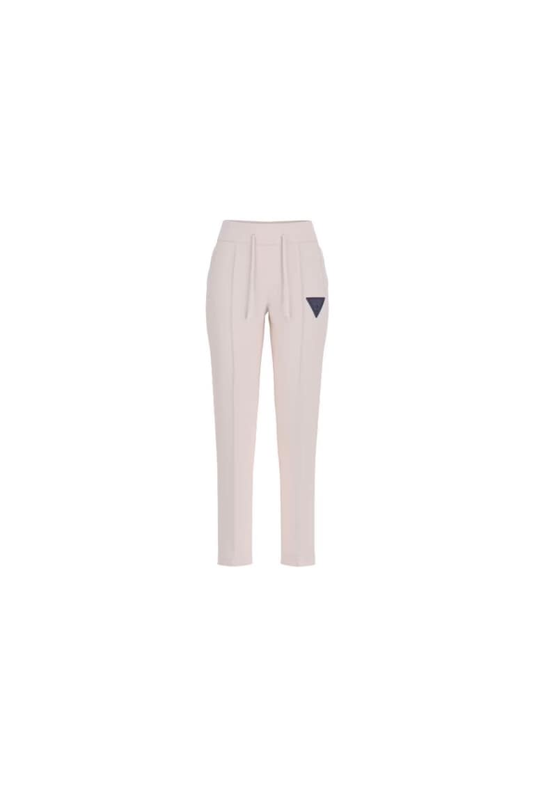 Pantaloni sport dama V4BB19KBCK2 - Poliester/Bumbac - Crem