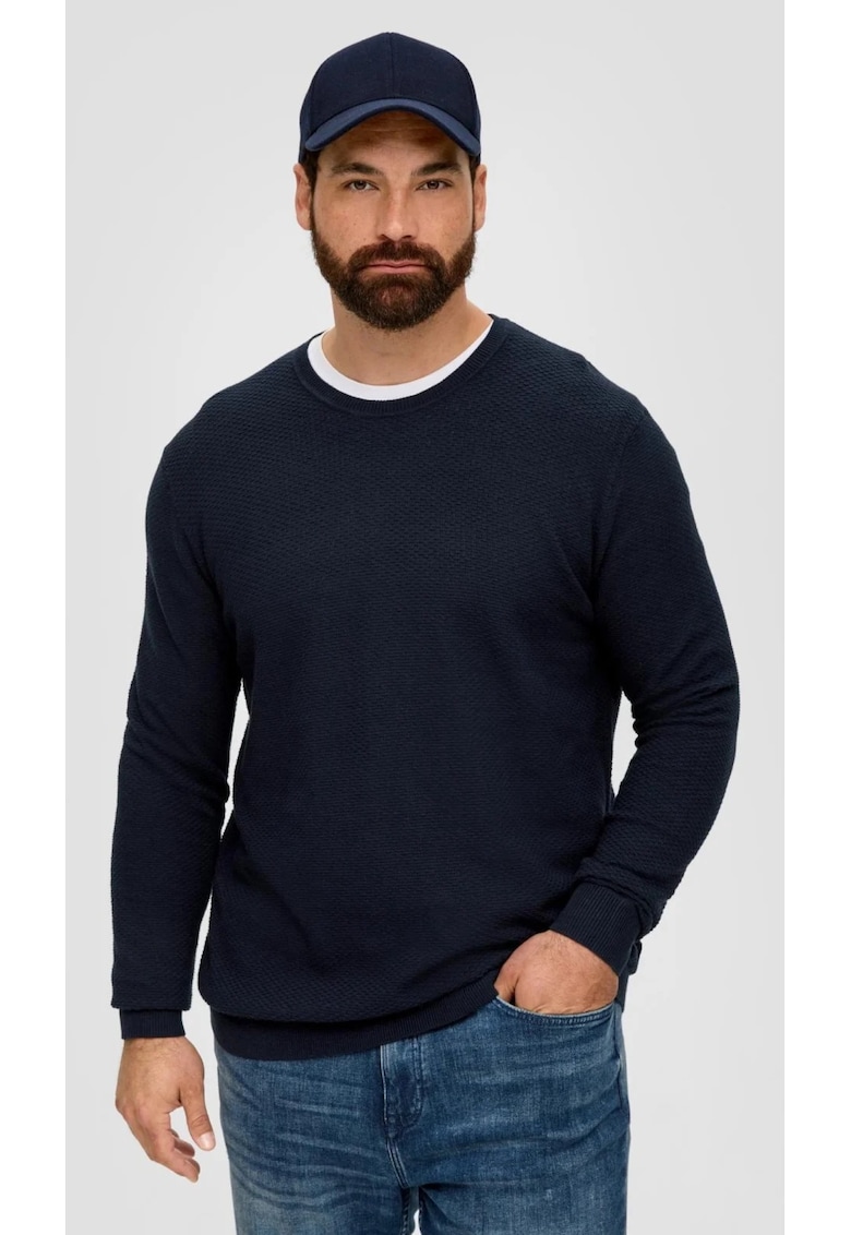 Pulover barbati big size - subtire cu decolteu la baza gatului - Big Sizes Pulover barbati big size - subtire cu decolteu la baza gatului - Big Sizes