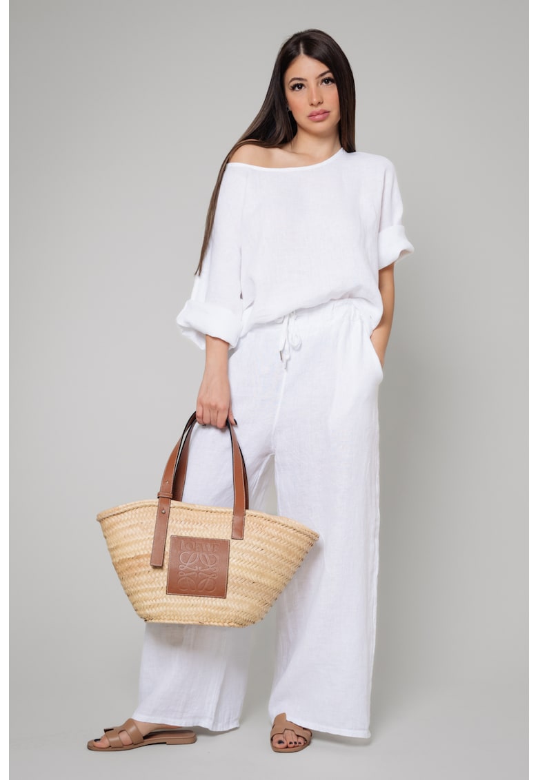 Set Kalie II Bluza si Pantalon lung 100% in White 11993 - Alb optic