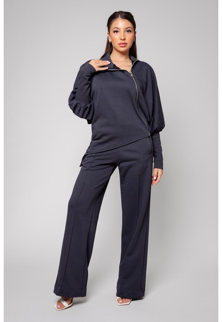 Set Mirou Jacheta cu fermoar si pantalon Grey Anthracite 14110