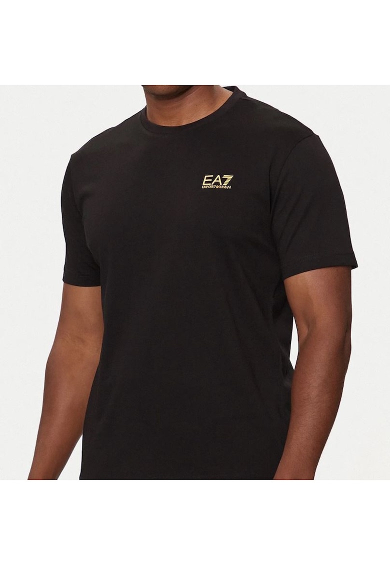 Tricou barbati EA7 Emporio Armani negru Tricou barbati EA7 Emporio Armani negru