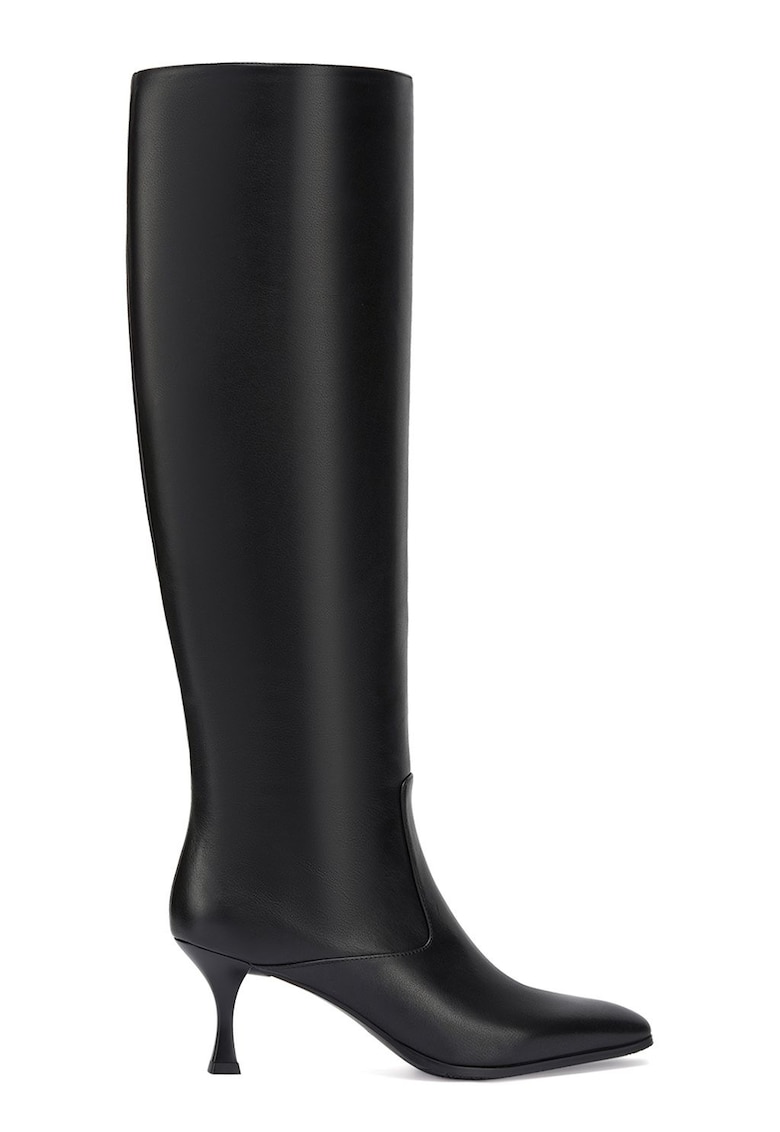 Cizme de piele lungi pana la genunchi