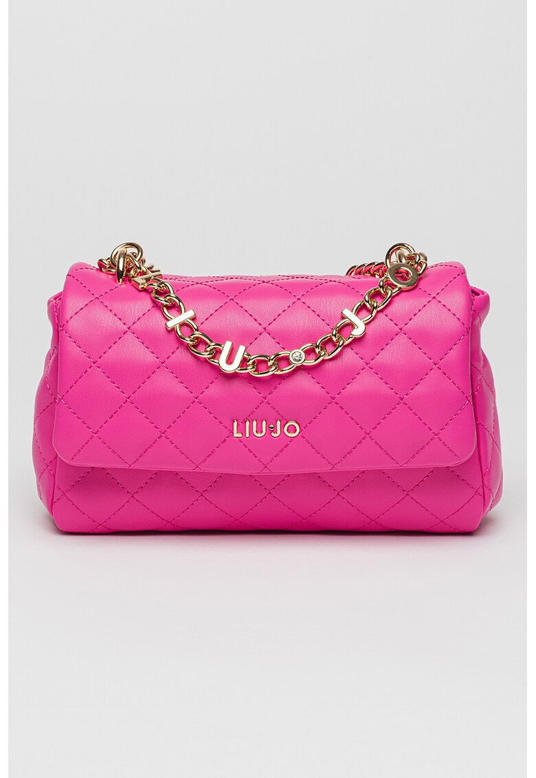 Geanta crossbody matlasata de piele ecologica