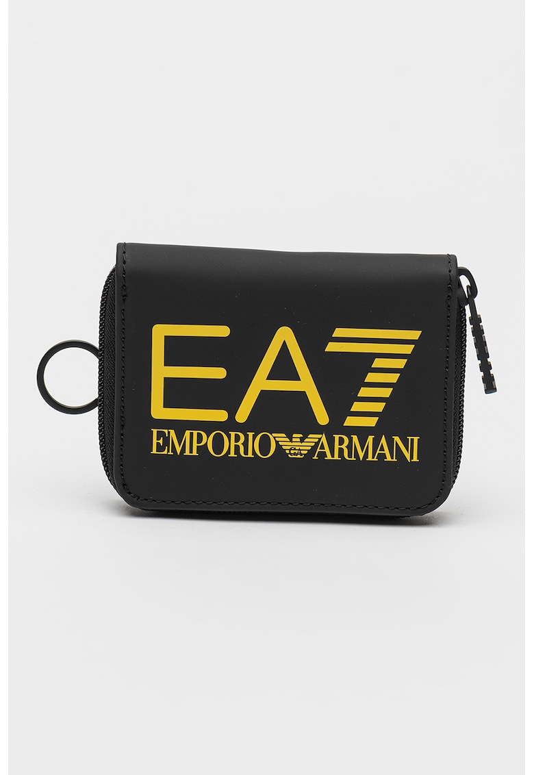 Portofel unisex cu logo si fermoar