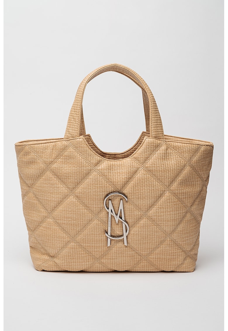 Geanta shopper cu aplicatie monograma Bfuse-R