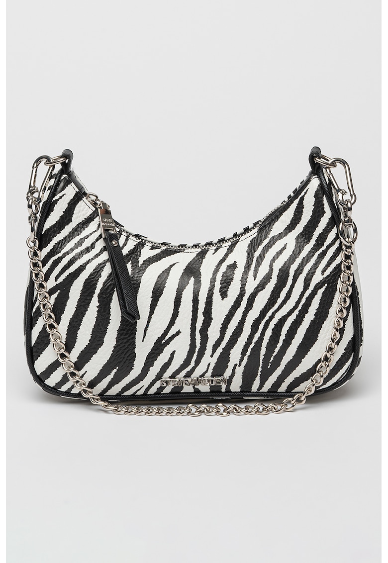 Geanta crossbody Bvital - Alb/Negru