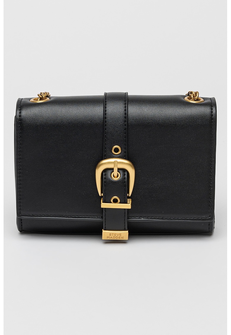 Geanta crossbody de piele ecologica cu bareta de lant