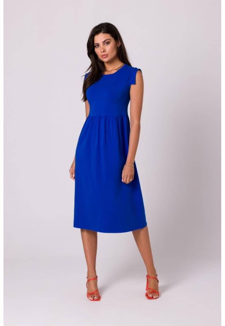 Rochie midi din bumbac -