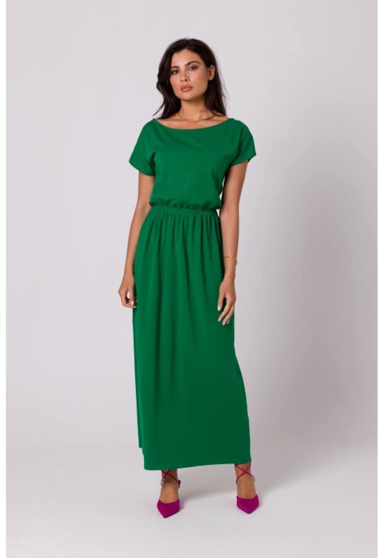 Rochie maxi cu elastic in talie -