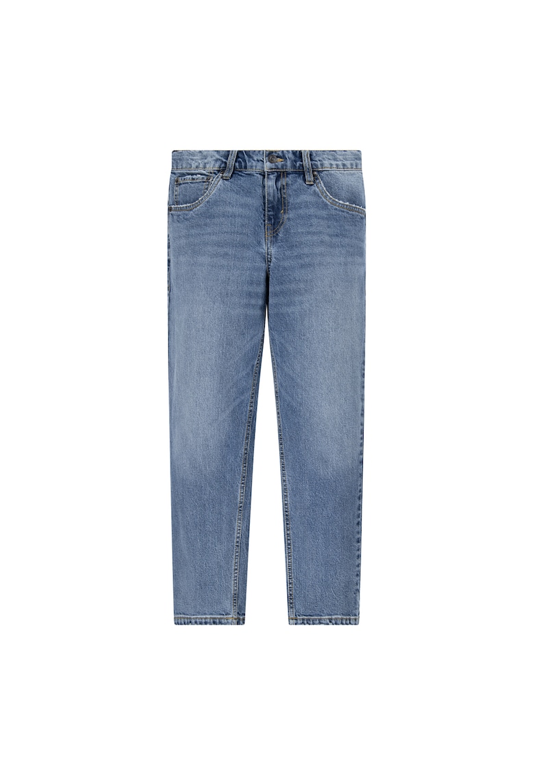 Blugi conici cu 5 buzunare - Albastru prafuit