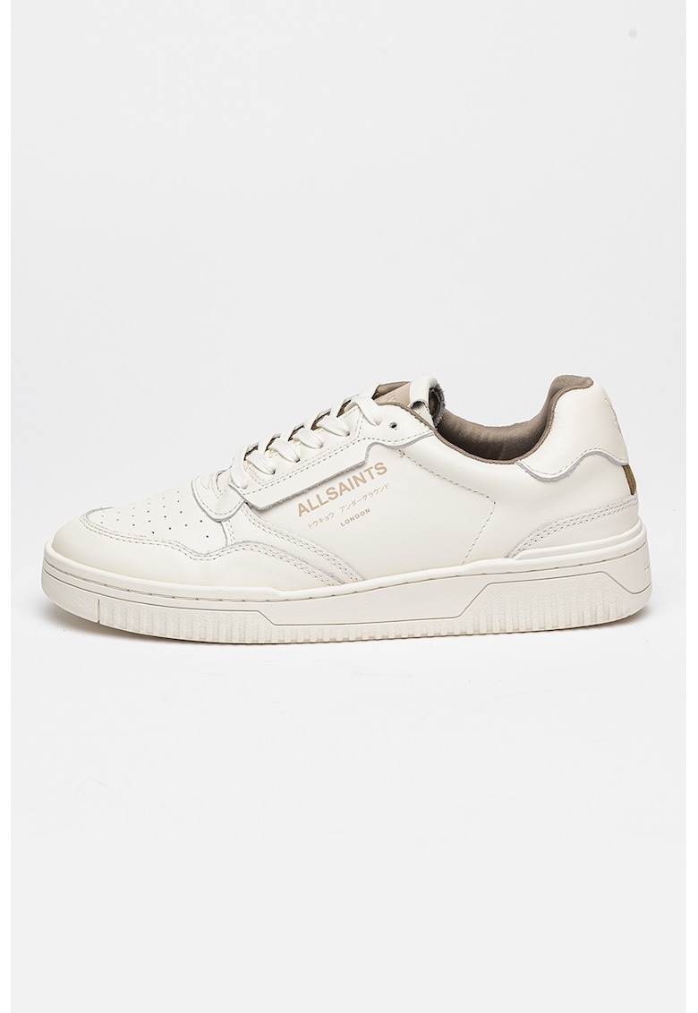 Pantofi sport de piele cu segment frontal perforat Regan