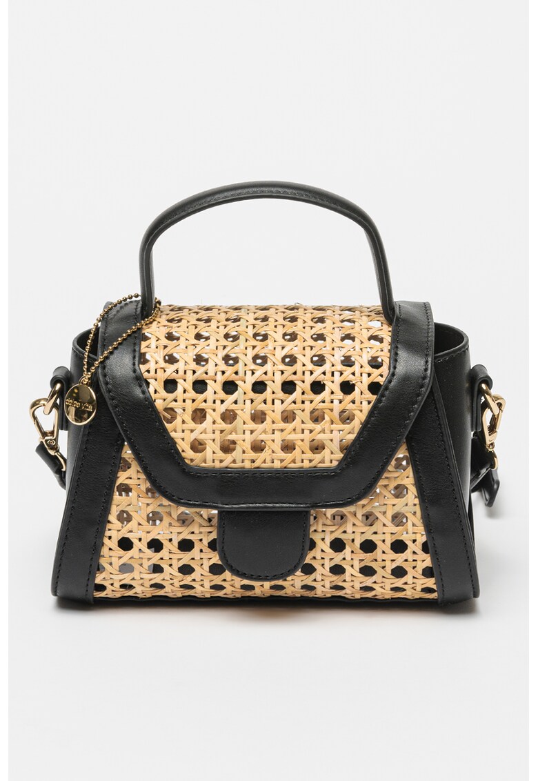 Geanta crossbody cu bareta ajustabila Tropez - Maro camel