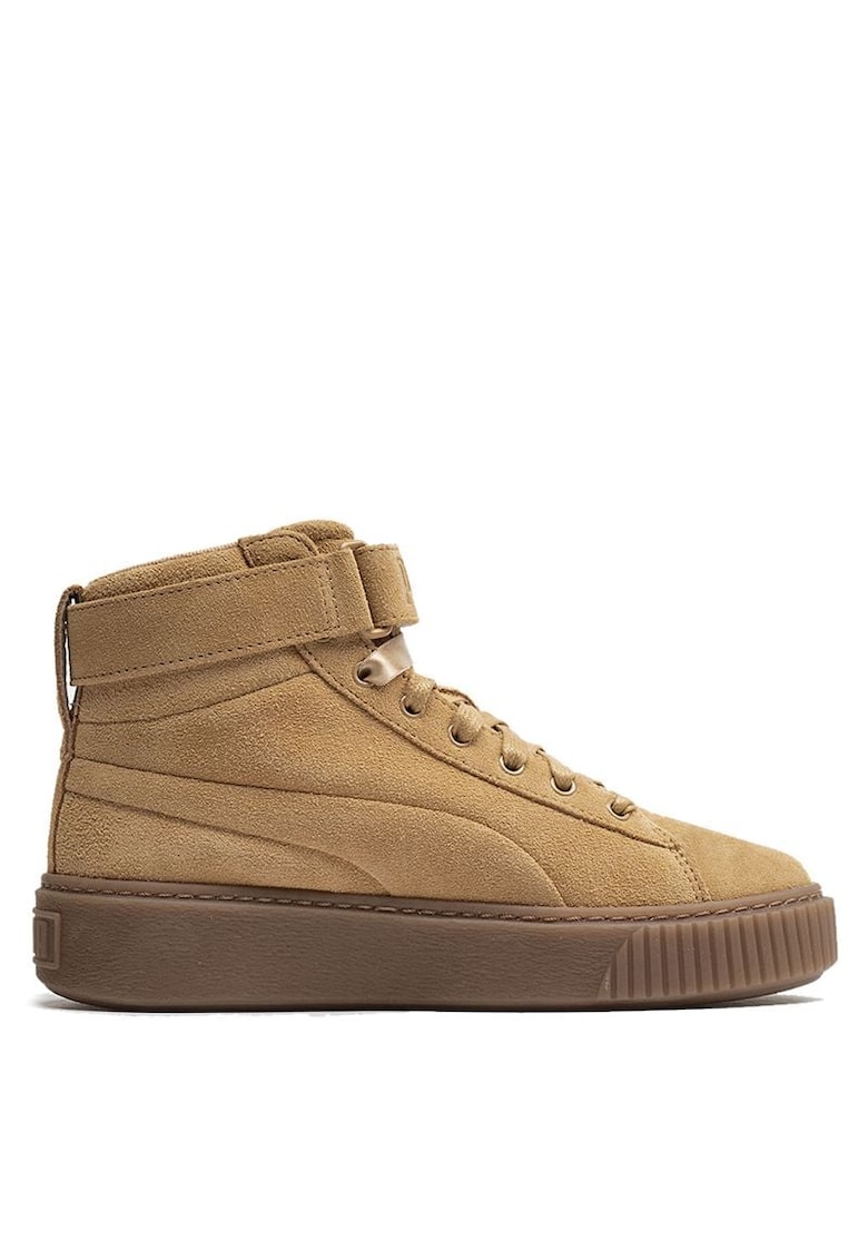 Pantofi sport Platform Suede maro - Maro