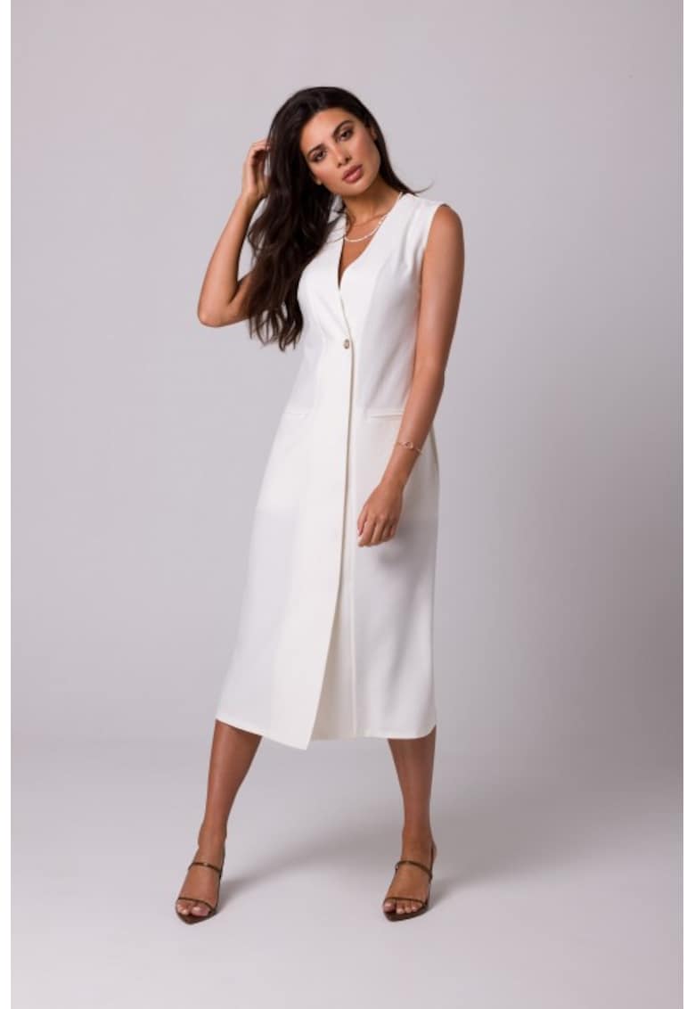Rochie simpla midi fara maneci -