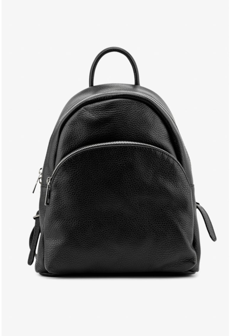 Rucsac negru confectionat din piele naturala