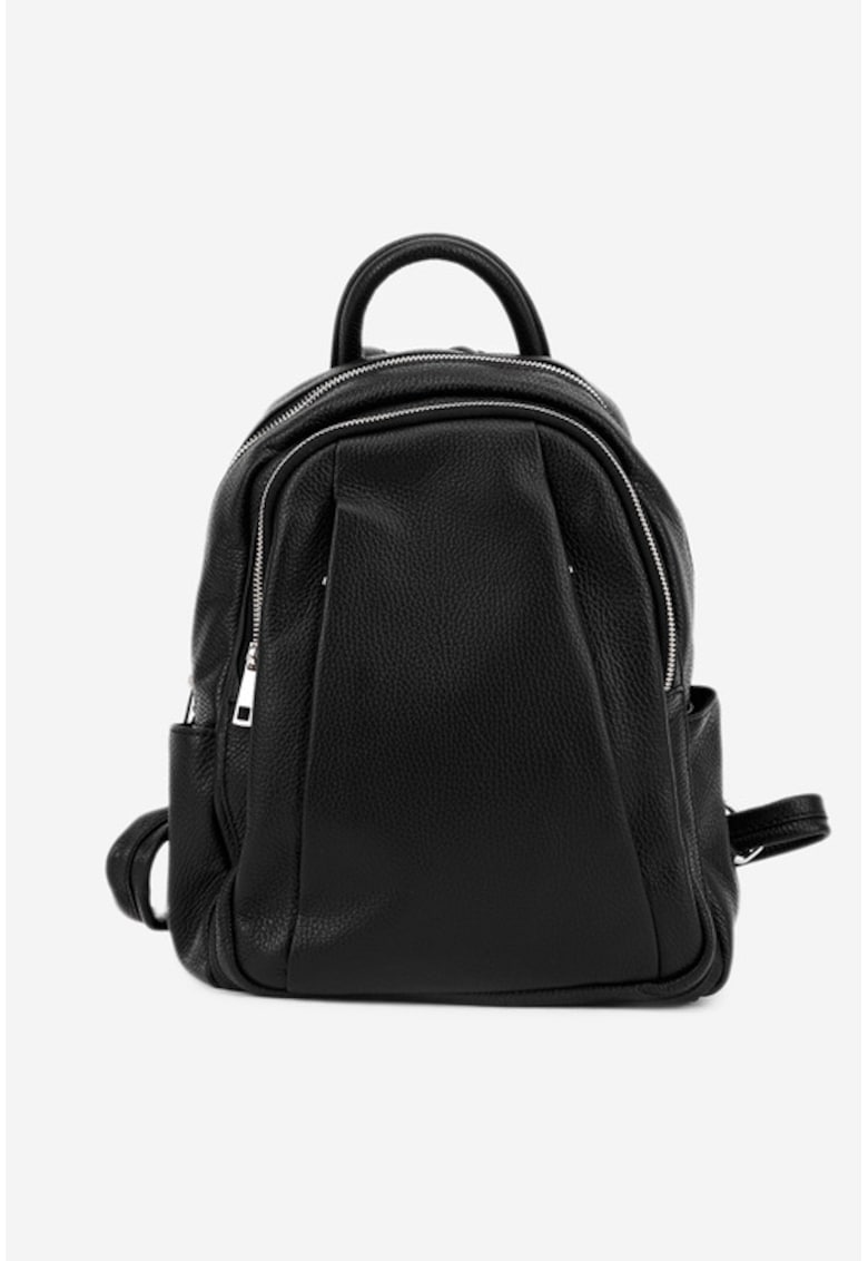 Rucsac negru din piele naturala