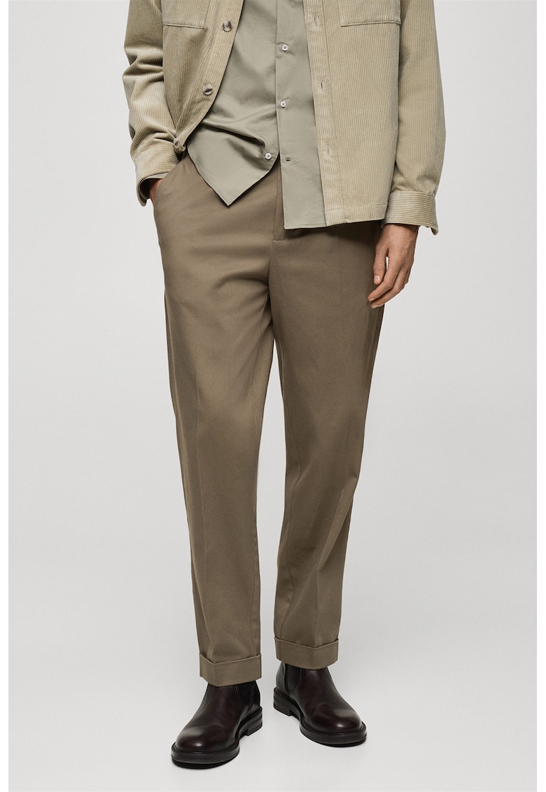 Pantaloni drepti cu pensa