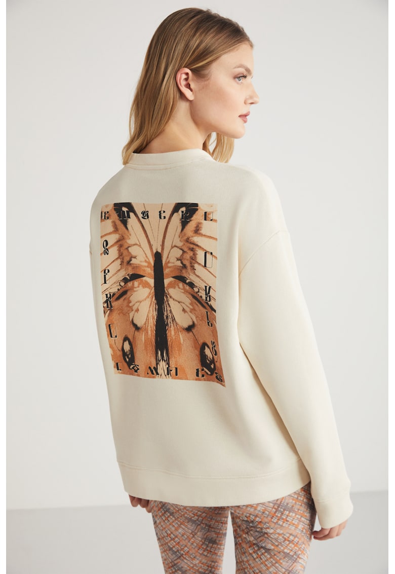 Bluza de trening din bumbac cu imprimeu grafic