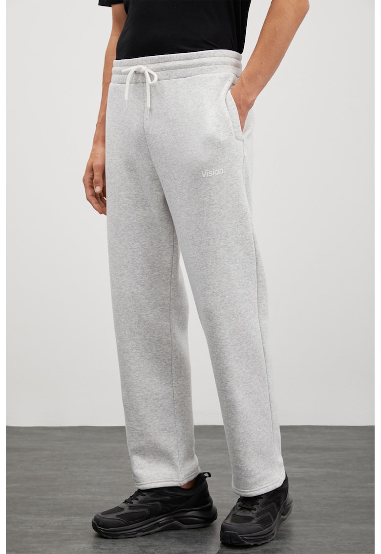 Pantaloni de trening din bumbac cu snur Freddy