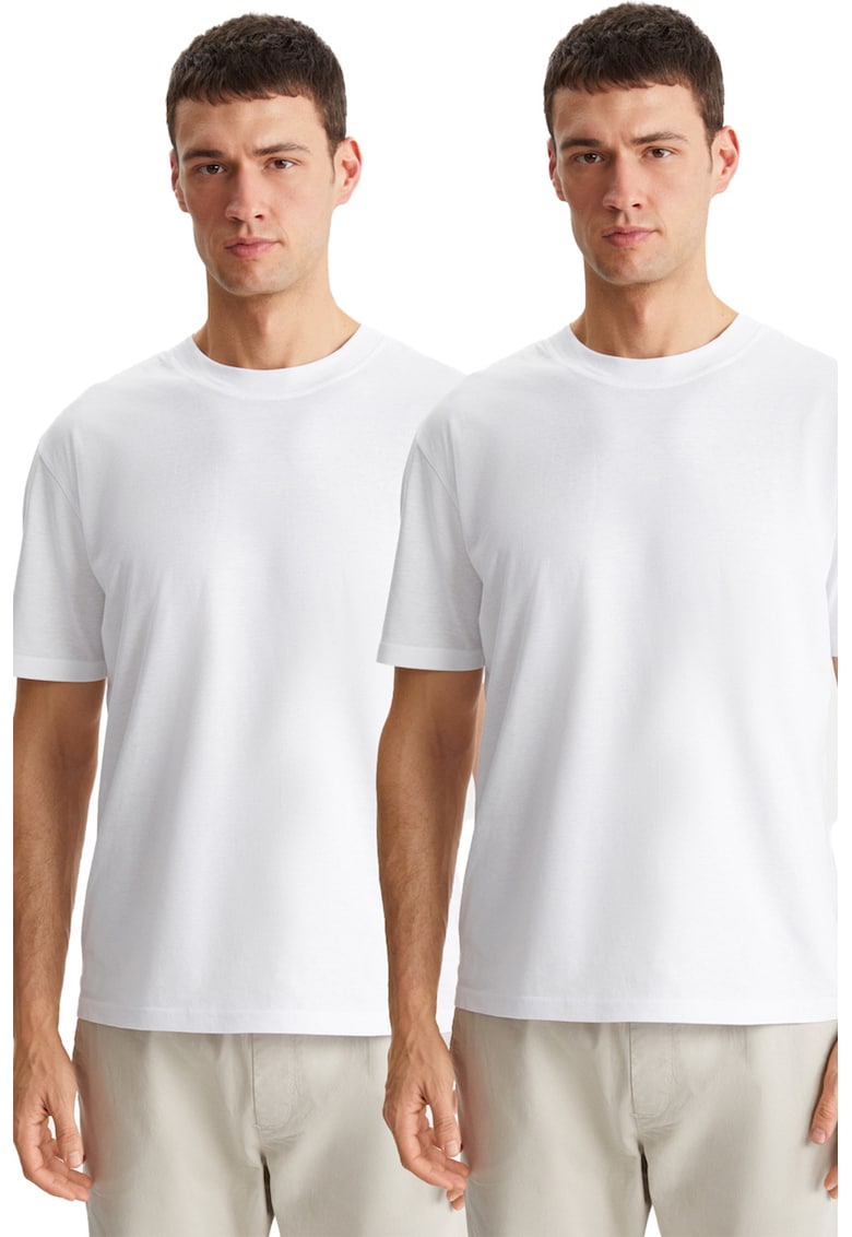 Set de tricouri regular fit de bumbac Daxton - 2 piese