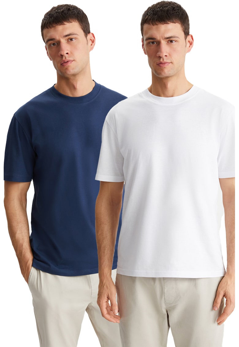 Set de tricouri regular fit de bumbac Daxton - 2 piese